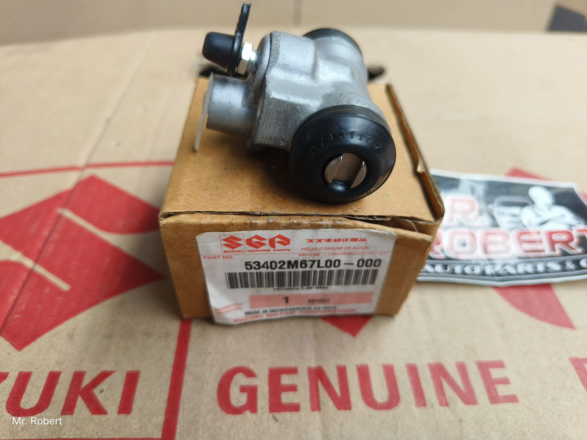 BOMBIN DE FRENO POSTERIOR SUZUKI K10 - ORIGINAL